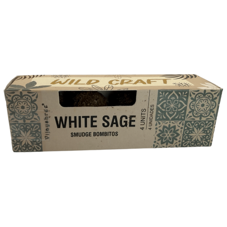 Wild Craft Golden Nag Vijayshree White Sage Incense Bombs - 4 bomby