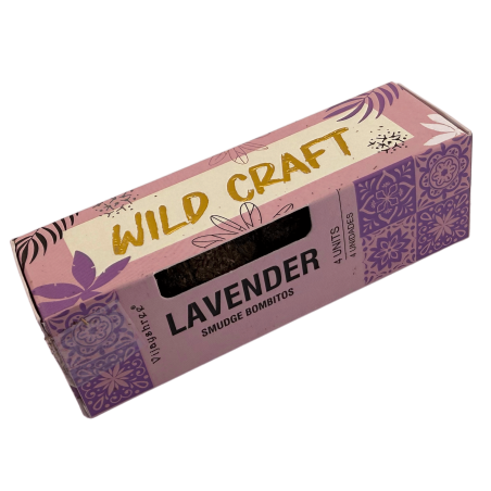 Bombitas de Incienso Lavanda Wild Craft Golden Nag Vijayshree - 4 bombitas