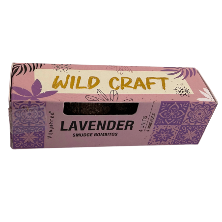 Bombe d'incenso alla lavanda Wild Craft Golden Nag Vijayshree - 4 bombe