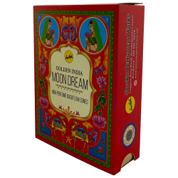 SREE VANIゴールデンインディア バックフロー ムーンドリーム インセンスコーン - 10個入りパック