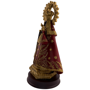 Harsbeeld van de Maagd van Guadalupe van Extremadura, 19 cm