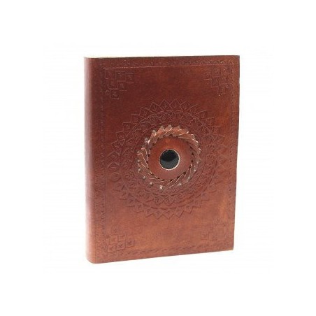 Black Onix Leather Notebook (7x5")