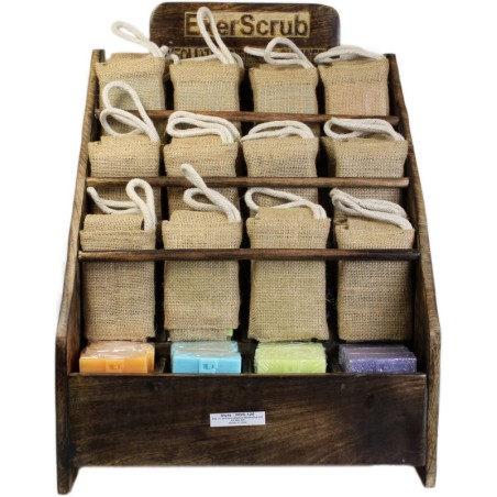 Exoscrub Soap Display Stand - Mango Wood