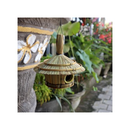 Small Round Bird Box 17x17cm