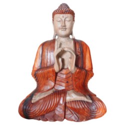 Statue de Bouddha sculptée à la main - 60cm...