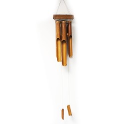 Fée Clochette en Bambou - Finition Naturelle -...