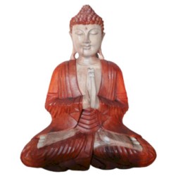 Statue de Bouddha sculptée à la main - 40cm...