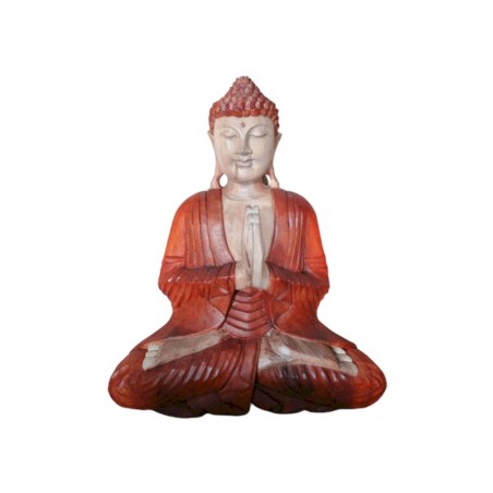 Statua di Buddha intagliata a mano - 40 cm Benvenuto