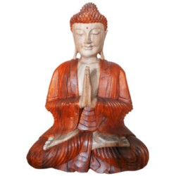 Statue de Bouddha sculptée à la main - 60cm...