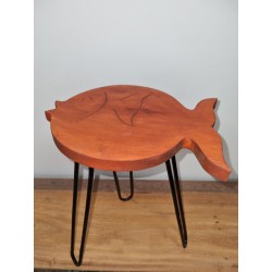 Mesa de Madera de Albasia - Terracota