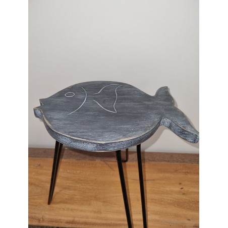 Albasia Wood Table - Grayish