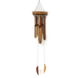 Cloche en bambou - Finition naturelle - 6...