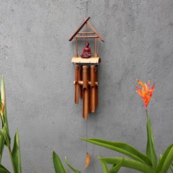 Cloche en bambou - Finition naturelle - Buddha...