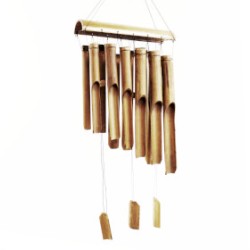 Cloche en bambou - Finition naturelle - 12...