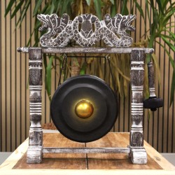 Gong da meditazione piccolo con supporto - 25...