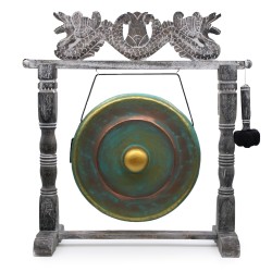 Gong de méditation moyen avec support - 50cm -...