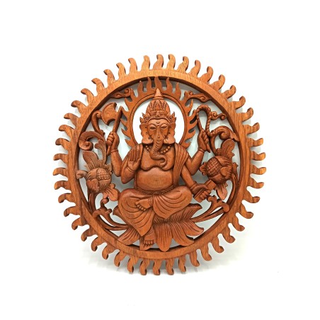 Pannello in legno - Ganesh 40cm