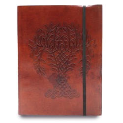 Carnet de notes moyen avec élastique - Arbre de...