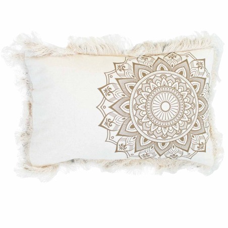 Cuscino Lotus Mandala - 30x50 cm - bronzo