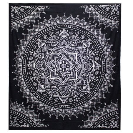 Cuvertură dublă B&N Bumbac + Tapiserie - Floare de Lotus