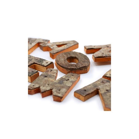 Lettere Color Corteccia Rustica - HOME (4x3)