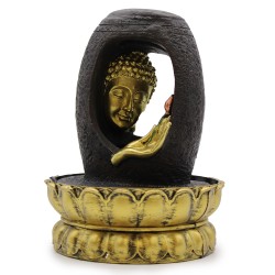 Fântână cu apă de masă - 30 cm - Buddha de Aur...