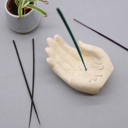 Brûle-encens - Lotus (Blanc) - 14x6x4cm