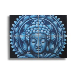Détail du brocart de mandala Bouddha...