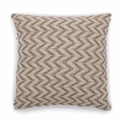 Funda de Cojín Clásico - Chevron Ancho Gris -...