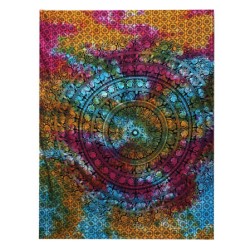 Colcha Individual de Algodón + Tapiz - Mandala...