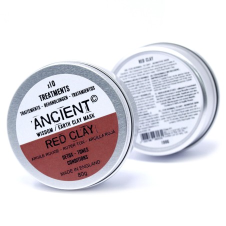 Mascarilla Arcilla Roja 80g - Pieles Grasas - Desintoxica y Tonifica la Piel