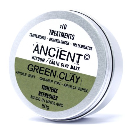Mascarilla Arcilla Verde 80g - Pieles Grasas, Mixtas y Secas