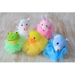 Esponja de Baño - Algodón Animal 5 surtidos 27gm