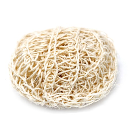 Sisal Sponge & Scrub - Soft Round Exfoliating Cushion