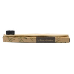 Brosse à dents en bambou - Charbon de bois - 1...