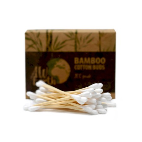 Boîte de 200 cotons-tiges en bambou