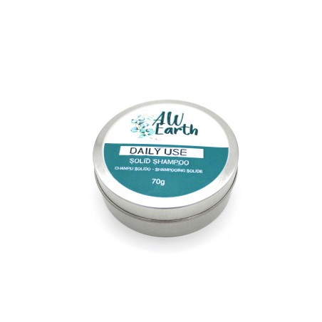 Champú Solido Artesanal en Lata - Uso Diario - 70gr. - Vegano