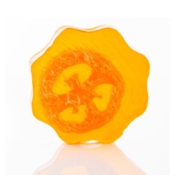 Mydło w kostce Loofah 1,8kg - Pomarańczowe