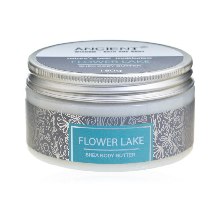 Sheabutter 180g - Seeblumen - Bulgarische Rosen, Veilchen, Vanille und weißer Moschus - Shea Body Butter