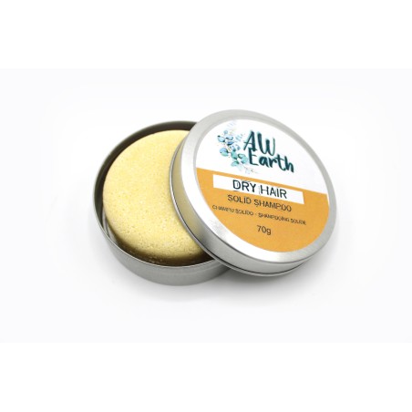 Solid Handmade Shampoo in Can - Dry Hair - 70 gr. - Vegan