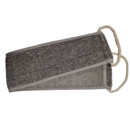 Back Tape in Bamboo & Linen - Charcoal