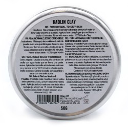 Mascarilla Arcilla de Caolín 50g - Limpia la piel en profundidad y absorbe la grasa