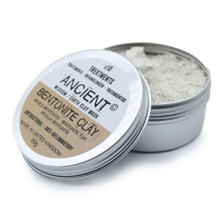 Mascarilla Arcilla Bentonita 80g - Acne, Heridas, Alergias de la Piel