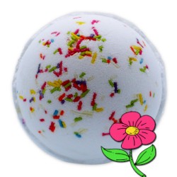 Bombe de bain arc-en-ciel - Pivoines d’été - 1...