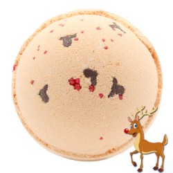 Reindeer and Red Nose Bath Bomb - Toffee and...