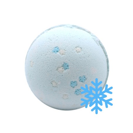 Bomba de baño de copo de nieve - Arándanos - 1 unidad 180gr.