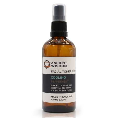 Tónico Facial - Hamamelis con Menta 100ml - Aporta hidratación, Calma la piel y aporta nutrientes y vitaminas