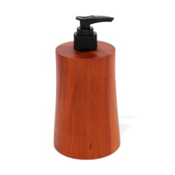 Distributeur de savon en bois de teck naturel -...