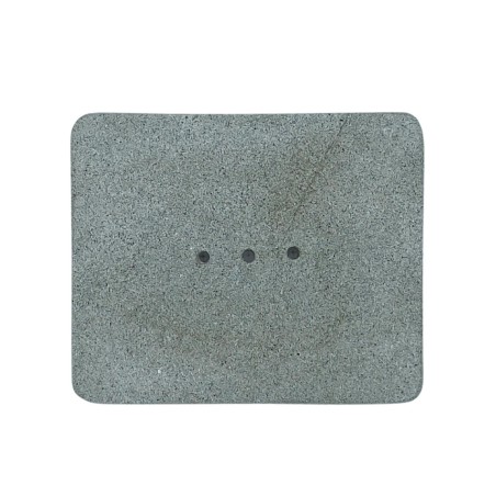 Jabonera de piedra Ziolit de forma cuadrada