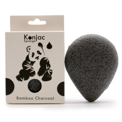 Konjac Gesichtsschwamm - Bambuskohle -...